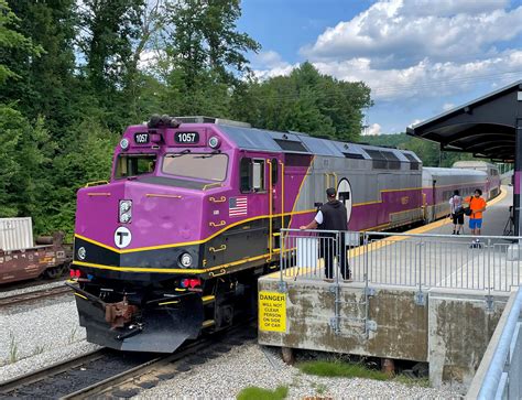 MBTA F40PH-3C at Wachusett: The GreatRails North American Railroad ...