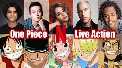 One Piece Live Action Characters Comparison - YouTube