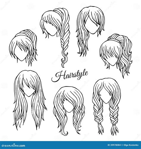 Female Hair Drawing Styles Painting tools hair painting drawing techniques drawing tips drawing ...