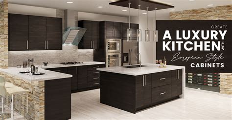 Create a Luxury Kitchen with European Style Cabinets - Simply Kitchens