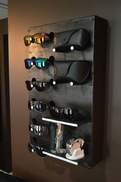 DIY Sunglasses Display Shelf (With images) | Diy sunglasses holder, Diy ...