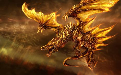 Gold Dragon Wallpapers - Top Free Gold Dragon Backgrounds - WallpaperAccess