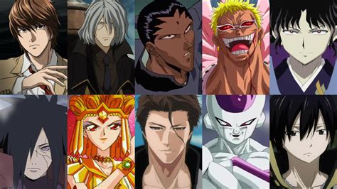 Top 10 Anime Villains by HeroCollector16 on DeviantArt