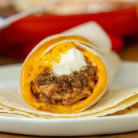 Taco Bell Beefy 5-Layer Burrito (Copycat) Recipe- Dinner, then Dessert