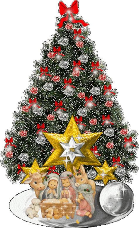 Christmas Tree Nativity Cute Sticker GIF | GIFDB.com