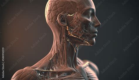 Anatomy of the human body (ai generate) Stock Illustration | Adobe Stock