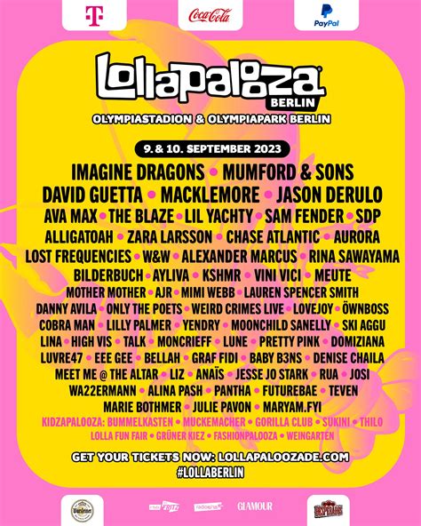 Lollapalooza 2024 Berlin Lineup - Helga Agretha