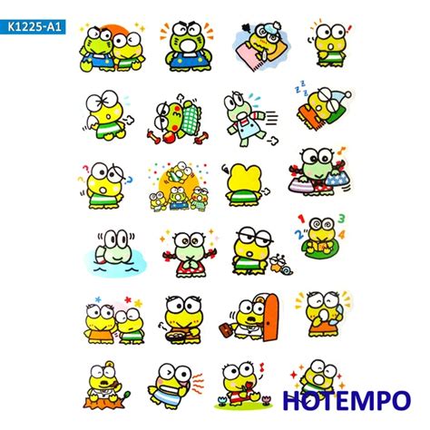 Aliexpress.com : Buy Sanrio Kuromi Melody Keroppi Pekkle Gudetama Cute Stickers for Children ...