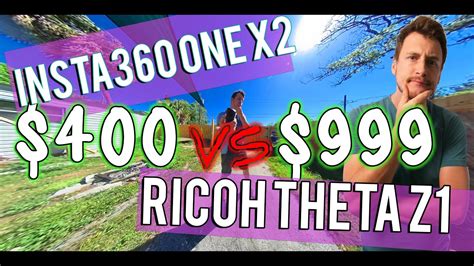 Ricoh theta Z1 vs Insta360 one x2 - YouTube