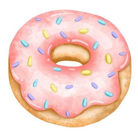 Donut watercolor :: Behance