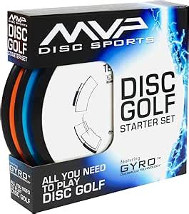 Amazon.com : MVP Disc Sports 3-Disc Premium Disc Golf Starter Set ...