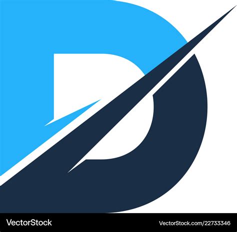 Letter d logo icon design Royalty Free Vector Image