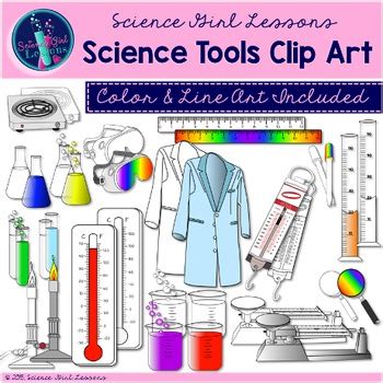 Science Tools Clip Art {Mega Pack} by Science Girl Lessons | TpT