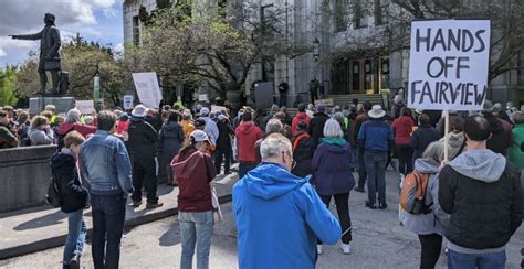 Hundreds rally at City Hall Saturday against Broadway Plan (PHOTOS ...