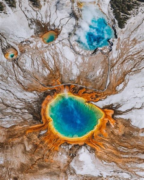 Йеллоустонский национальный парк | Yellowstone national park, National parks, Aerial images