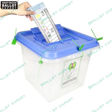 45 Liter Transparent Plastic Ballot Box With 7 Seal Holes-Voting Ballot ...