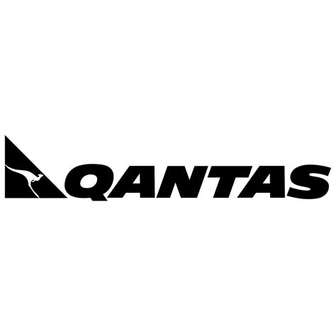 Qantas Logo Black and White (1) – Brands Logos