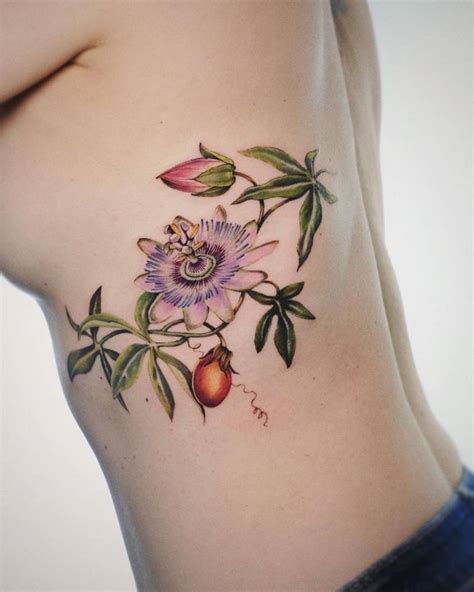 Passion Fruit Flower Tattoo | Best Flower Site