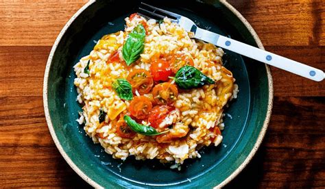 Tomato-Basil Risotto with Parmesan | Tried and True Recipes