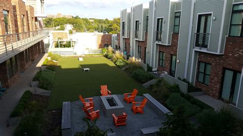 Nashville apartment amenity | Patio design, Outdoor courtyard, Nashville apartment