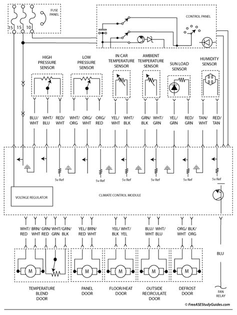 A/C Climate Control System Diagram