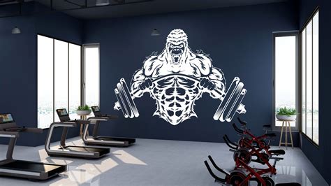 Gym Wall Decal Gym Wall Decor Sport Motivation Workout Wall - Etsy