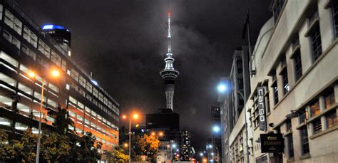 Auckland Sky Tower at Night by hardhouse on DeviantArt