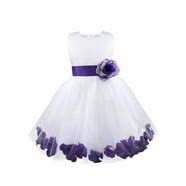 Toddler Baby Flower Girls Beaded Lace Backless A-Line Princess Tutu ...