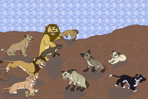 Lions vs Hyenas 2 by Shade1193 on DeviantArt