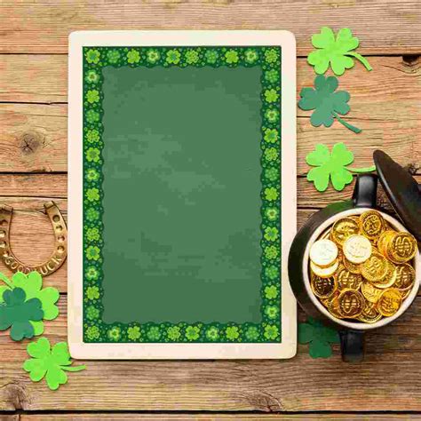 1 Roll St Patricks Day Border Classroom Border Paper Holiday Bulletin Board Sticker ...