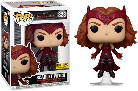 Funko Pop! Marvel Studios Wanda Vision Scalet Witch Hot Topic Exclusive ...