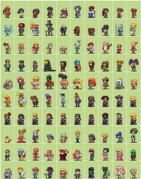 100 Hero oh Hero sprites by Neoriceisgood on DeviantArt | Pixel art games, Pixel art design, Sprite