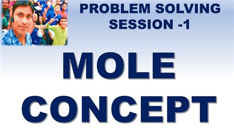 MOLE CONCEPT - PROBLEM SOLVING SESSION 1 - BY BIRENDRA SIR - YouTube