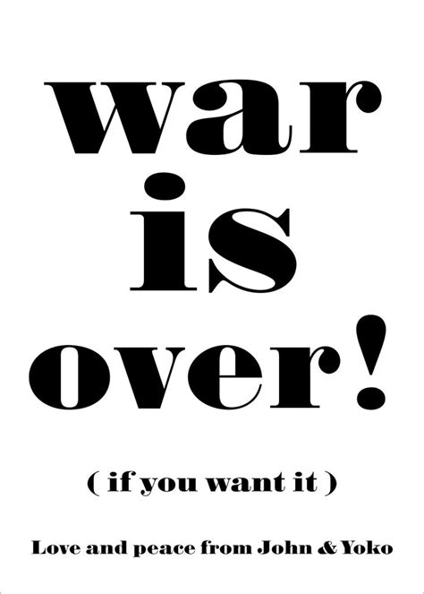 War is over | Poster Wall prints