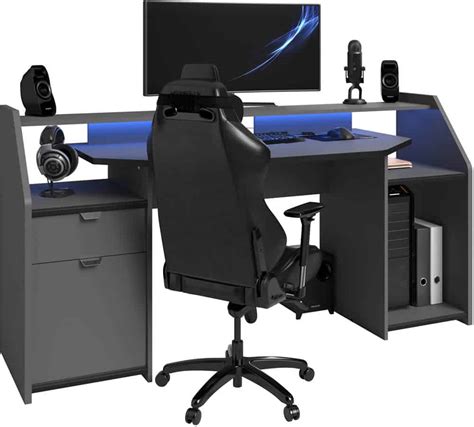 Parisot SetUp Gaming Desk with Led Lights with free delivery