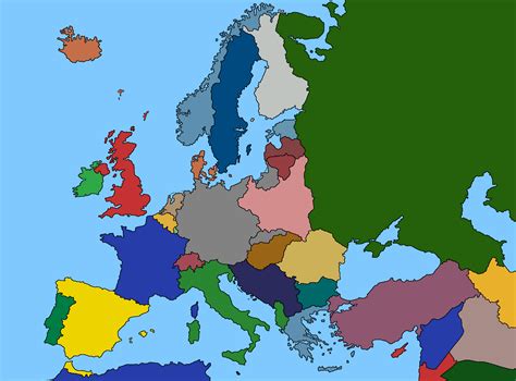 Map Europe 1939 – Topographic Map of Usa with States