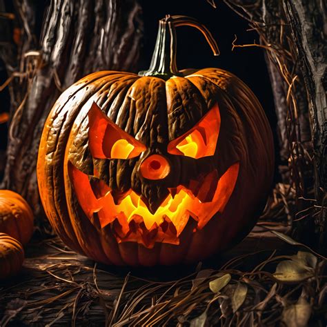 Lanternas de abóbora de Halloween Foto stock gratuita - Public Domain Pictures