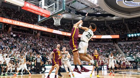 Malik Hall logs 1,000th career point in MSU men's basketball's victory ...