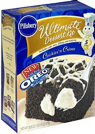 Pillsbury Cake Mix Cookies 'n Creme 16.9 oz Nutrition Information ...