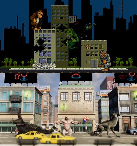 Rampage Arcade Game by MnstrFrc on DeviantArt