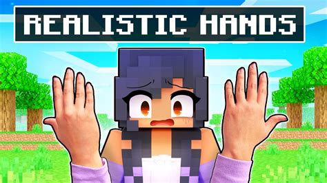 Aphmau Has REALISTIC HANDS In Minecraft! - YouTube