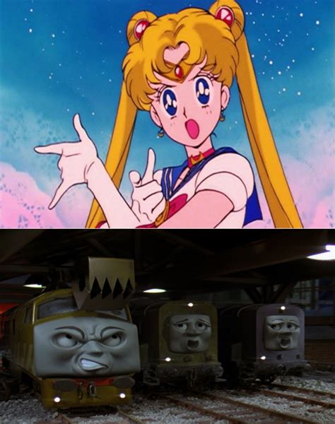 Sailor Moon vs Diesel 10 by sirjosh9 on DeviantArt