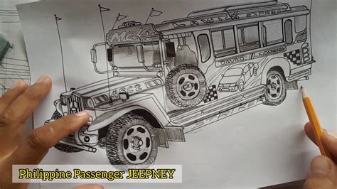 Philippine Passenger JEEPNEY SKETCH - YouTube