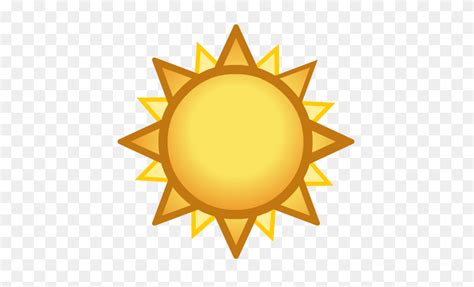 Sun Emoji Sun Emoji Meaning Sun Emoji Copy Paste Emoji Art - Sun Emoji PNG - FlyClipart