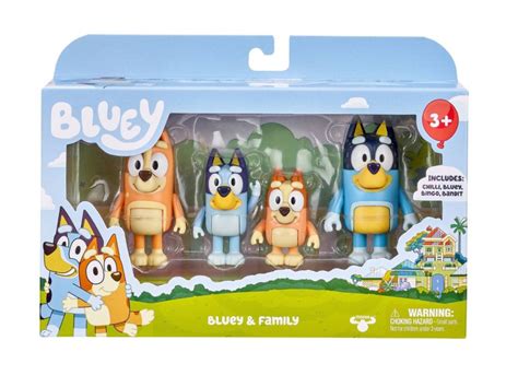 Bluey & Family Figures 4pk Toy New With Box - Walmart.com