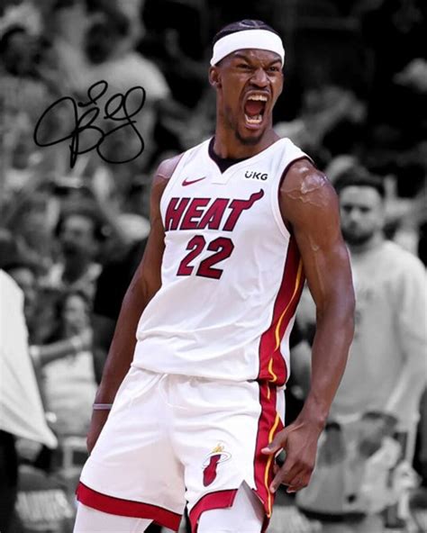 Jimmy Butler Miami Heat Signed Photo Autograph Print Poster Wall Art ...