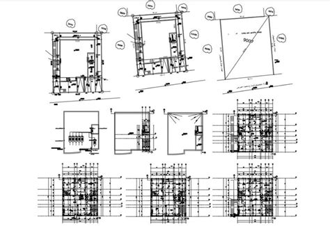 an architectural drawing shows the various sections of a building and how they are used to make it