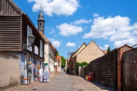 Cityscape of the Picturesque Village of Neuruppin, Brandenburg, Germany ...