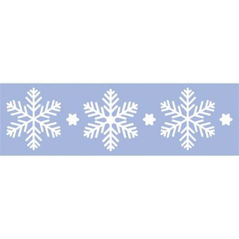 Printable Window Snow Spray Stencils