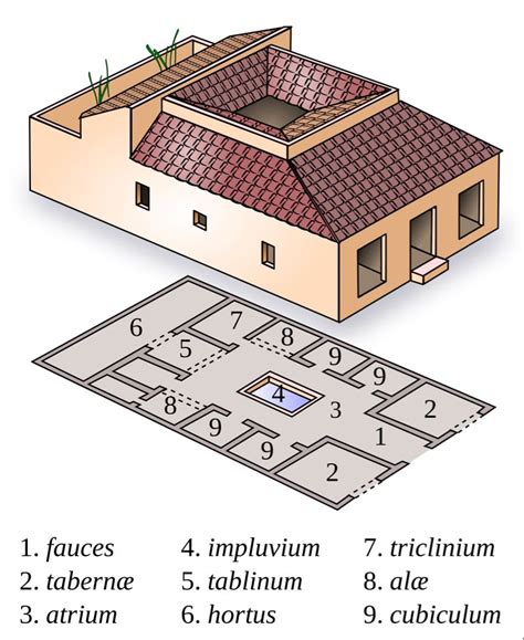 Pin by Caleb Scherzinger on floor plans in 2020 | Ancient roman houses, Roman house, Roman villa